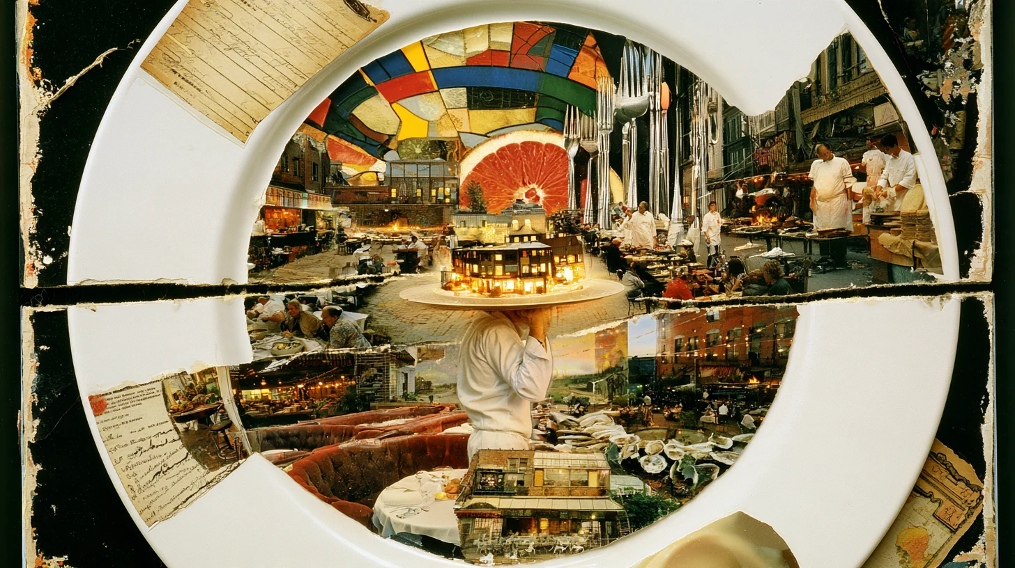 SEEN collage artwork by Kevin Halstead