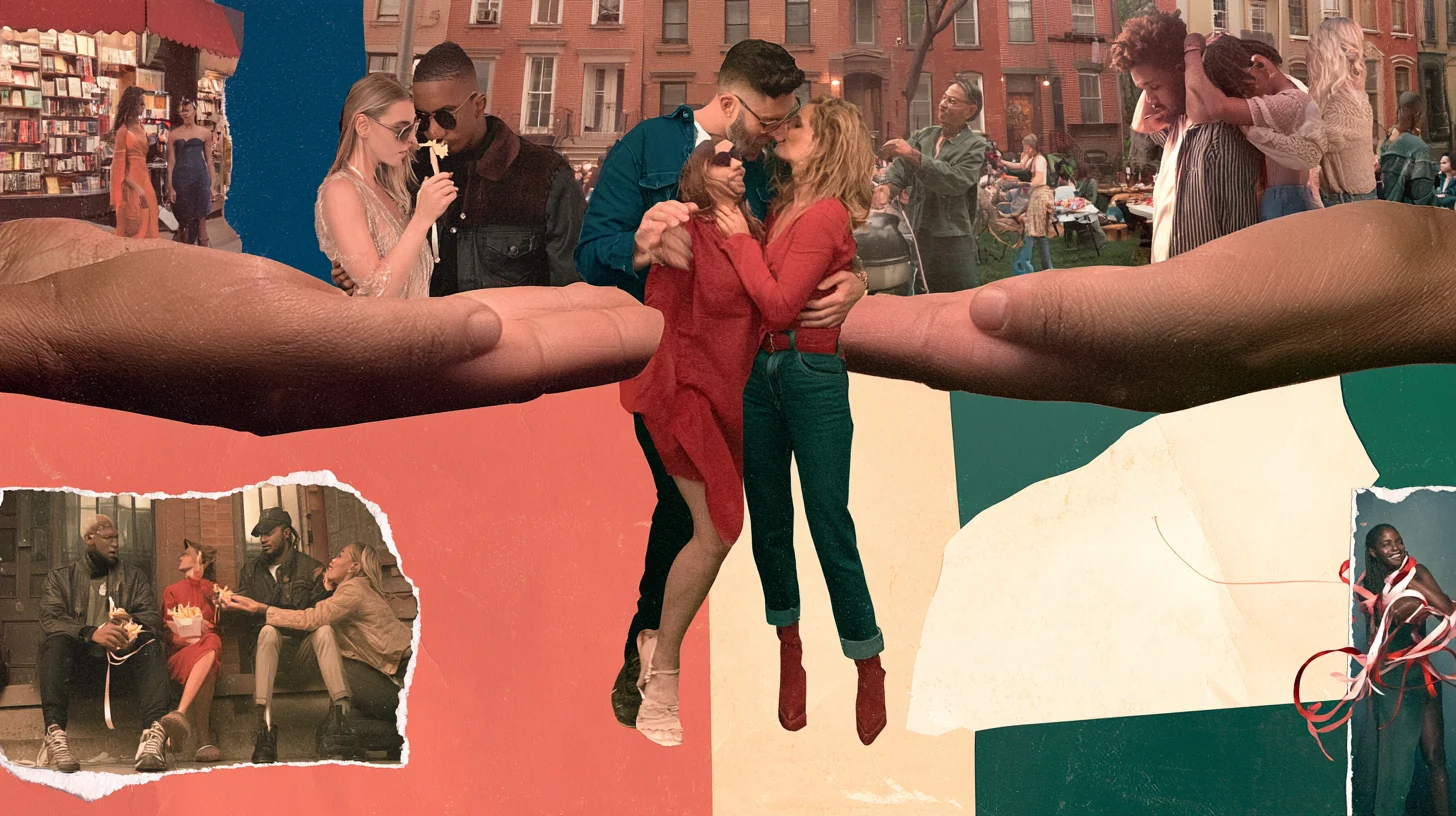 A collage celebrating everyday love and connection