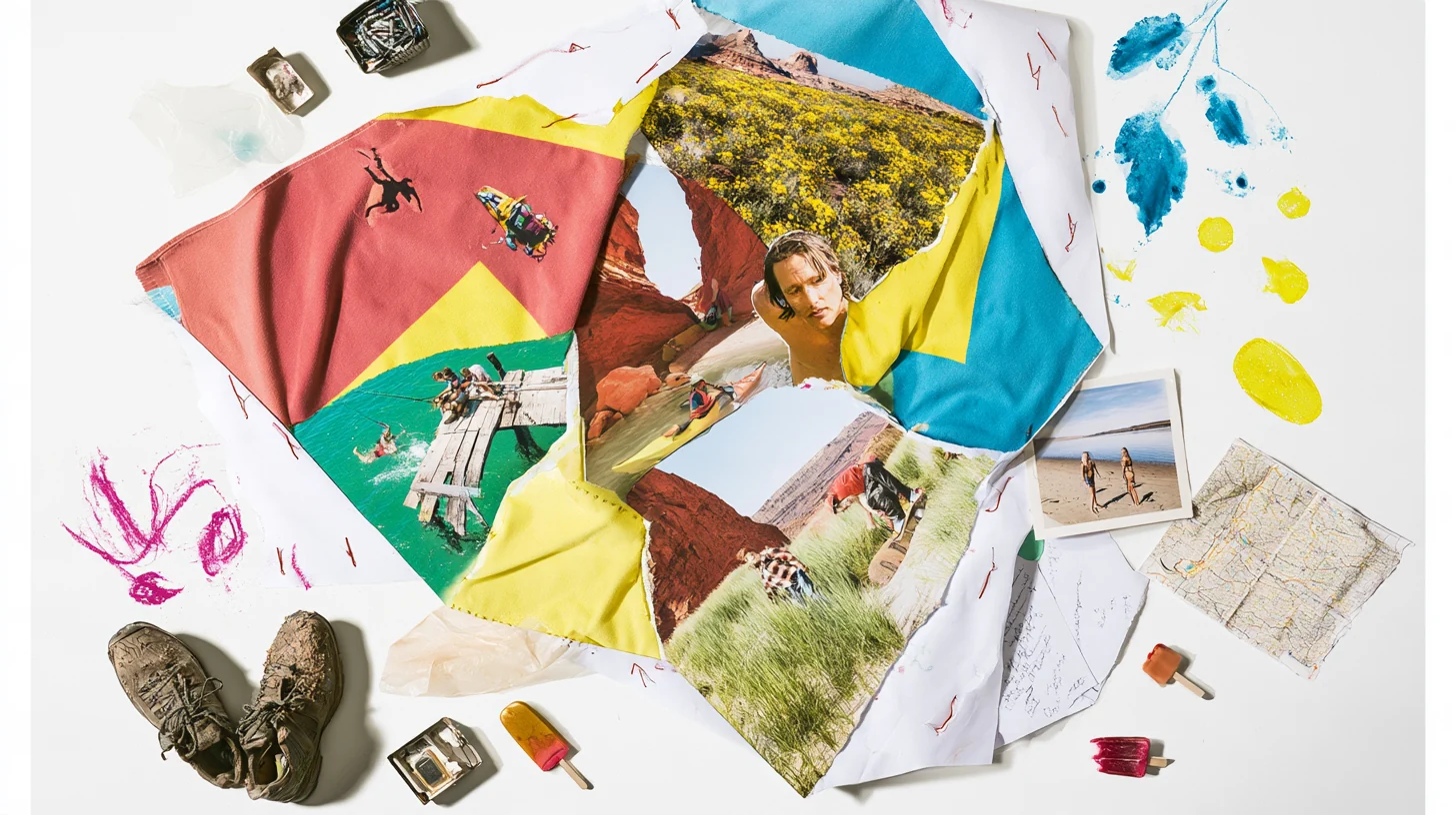 A summer scrapbook of water, walking and shared adventures