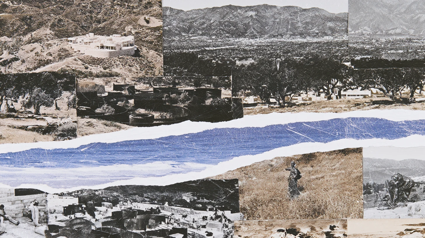 Los Angeles collage artwork