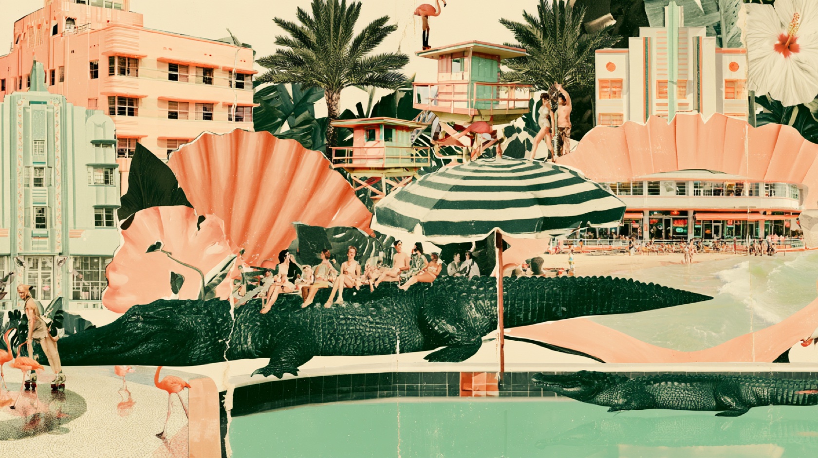 Miami illustration by Kevin Halstead
