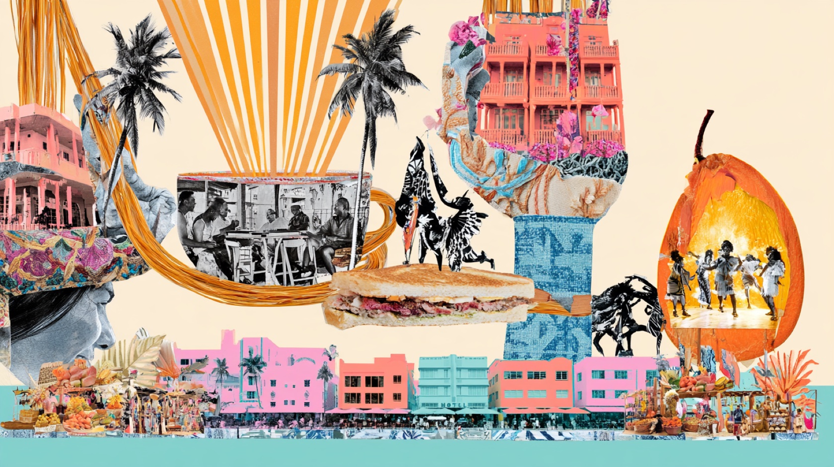 Miami illustration by Kevin Halstead
