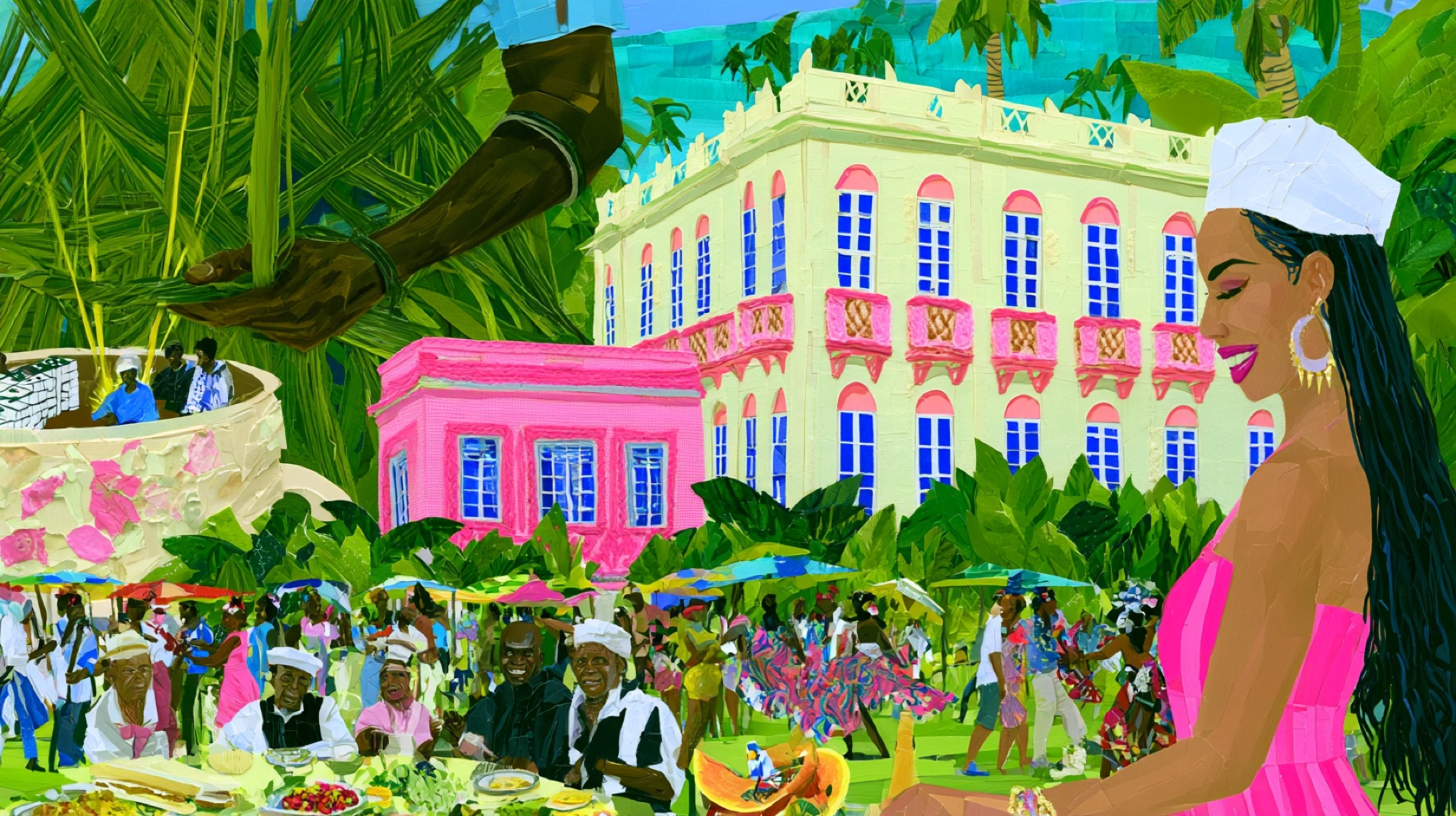 Miami illustration by Kevin Halstead