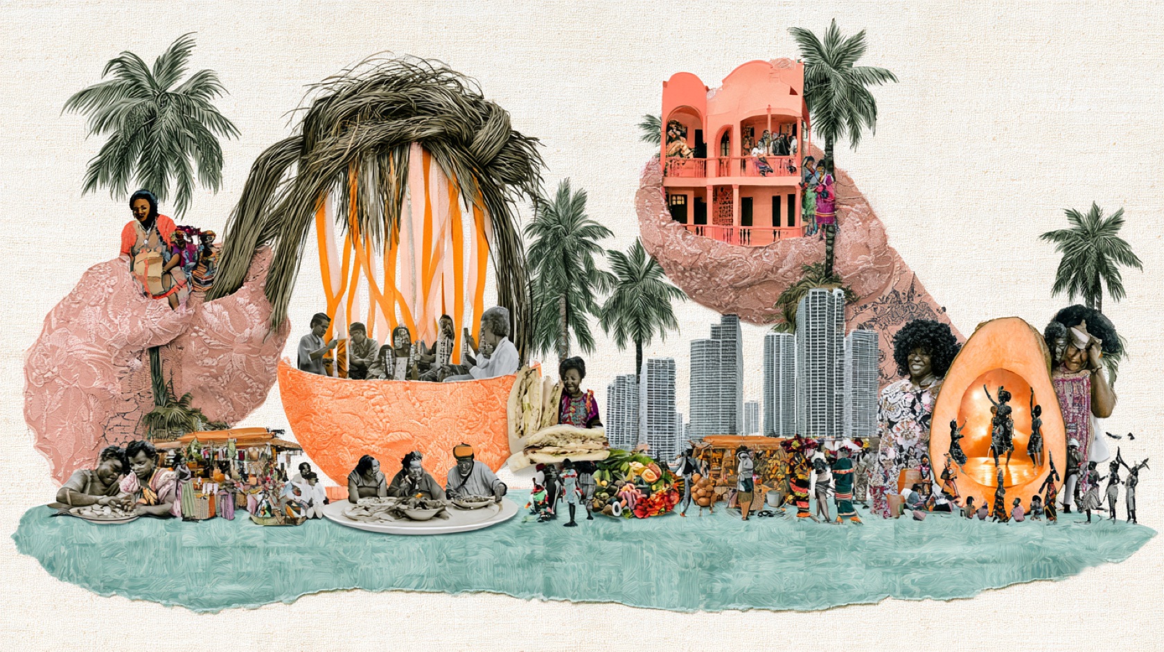 Miami illustration by Kevin Halstead