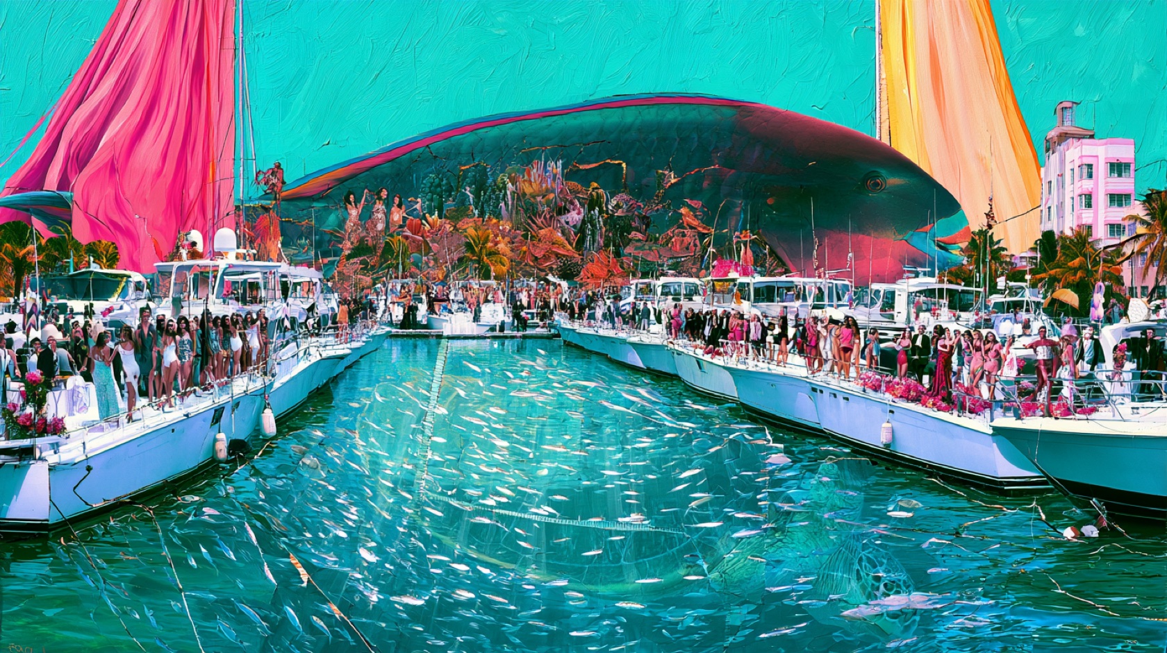 Miami illustration by Kevin Halstead