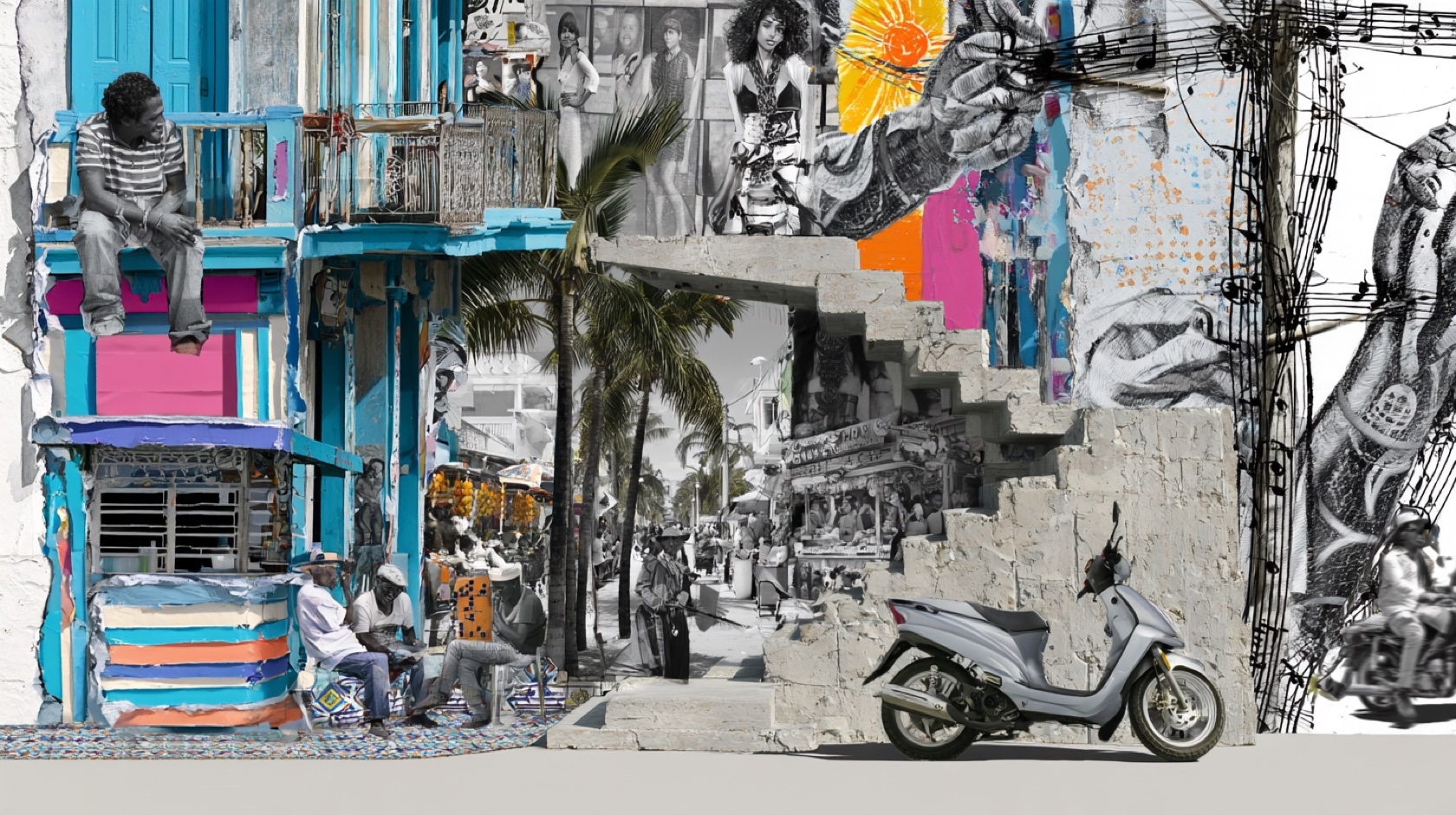 Miami illustration by Kevin Halstead
